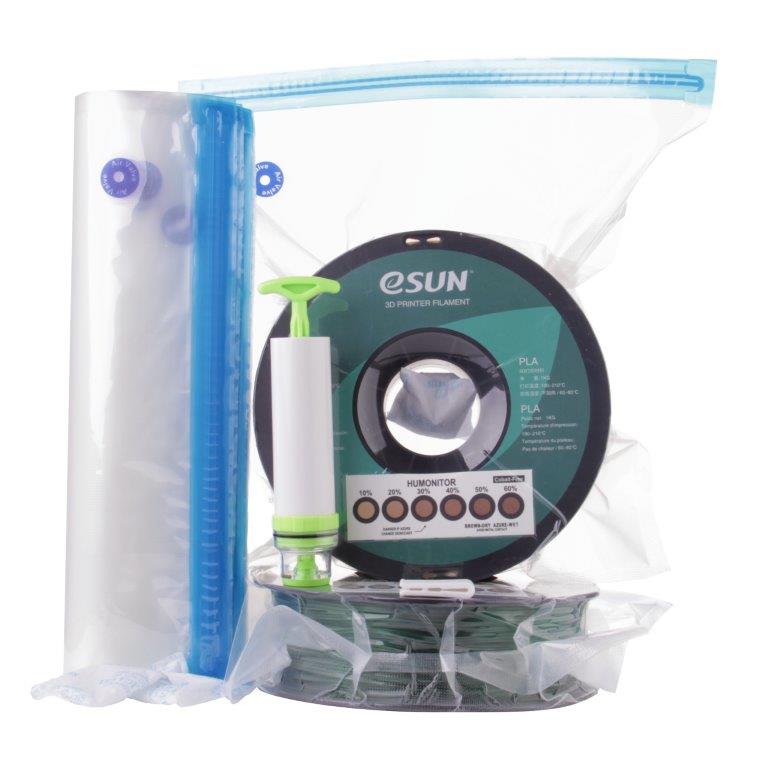 eSun eVacuum Starter kit : filament storage bags that can be airless -  3DSupplies.com